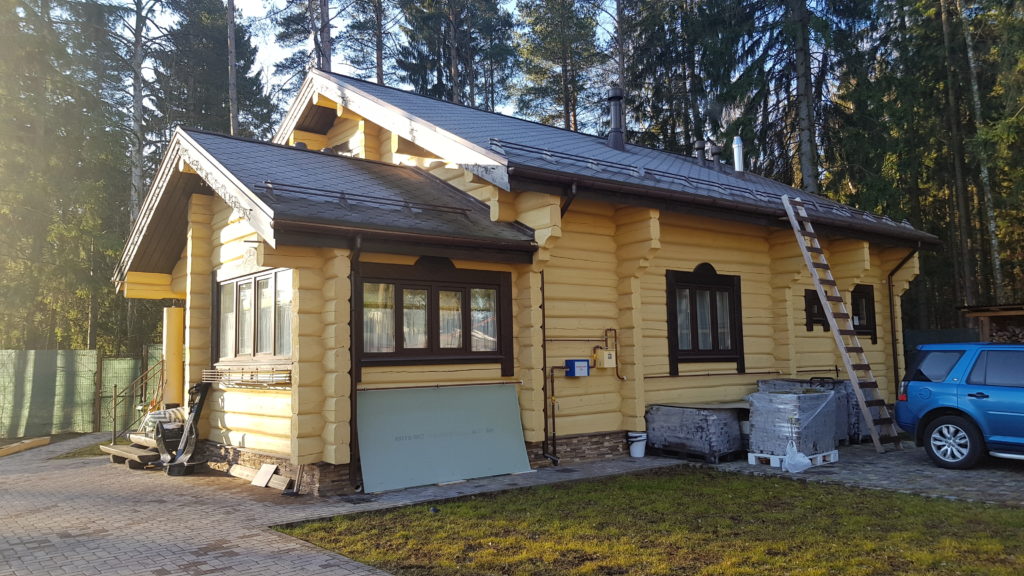 Утепление деревянного дома ППУ